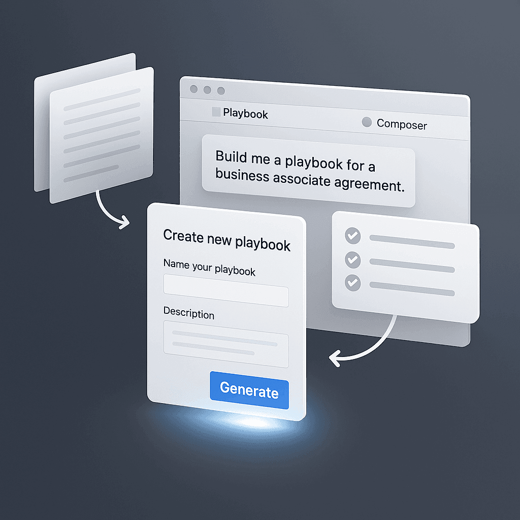 Playbook builder interface screenshot